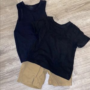 4T boys shorts, tank and Tshirt